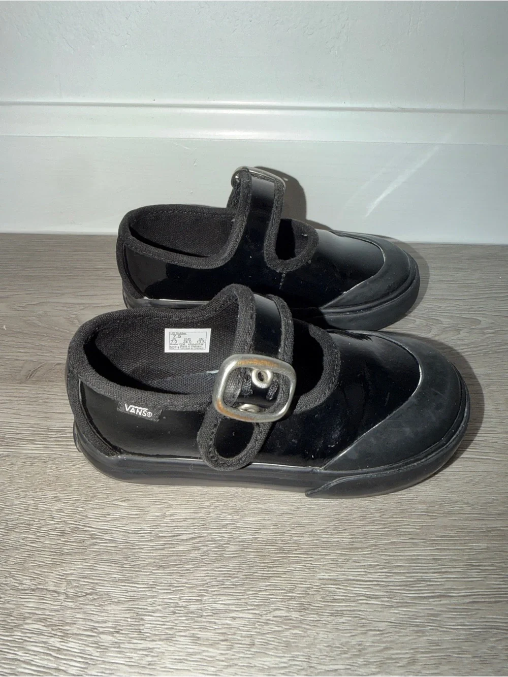 VANS Patent Leather Toddler Mary Jane Shoe